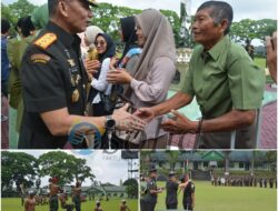 Pangdam I/BB Mayjen TNI Mochammad Hasan Melantik 141 Bintara PK TNI AD TA 2023 Di Rindam I/BB Pematangsiantar