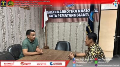 Bersama BNN, Lapas Pematang Siantar Siap Berkolaborasi Wujudkan Program P4GN