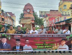 Perkuat Kebersamaan, PRABOWO MANIA 08 Simalungun Gelar Pembagian Ratusan Takjil