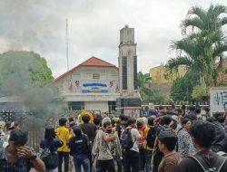 Aliansi Bem dan Senat Se-Kota Pematang Siantar Gelar Aksi Tolak UU TNI ,Sempat Diwarnai Ketegangan 