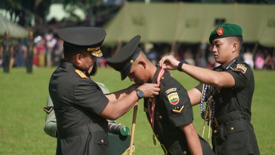Upacara Penutupan Pendidikan Pertama Bintara TNI AD Gel II TA 2024