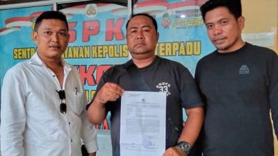 korban kedua Pengeroyokan di jalan merpati melapor ke polres Siantar 
